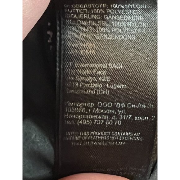 The North Face Womens Summit Series 800 Down Black Jacket XS Light weight - Picture 5 of 8